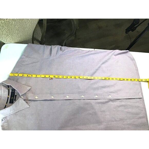 RALPH LAUREN MENS PURPLE CLASSIC FIT COTTON LONG SLEEVE BUTTON DOWN SHIRT SZ XXL - Picture 7 of 7